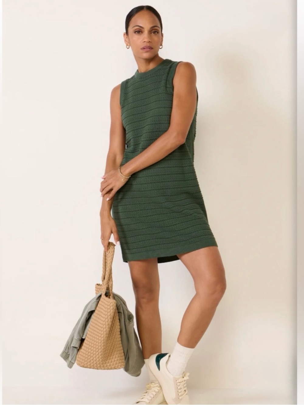 Varley Ribbed Knit Mini Dress *NWOT